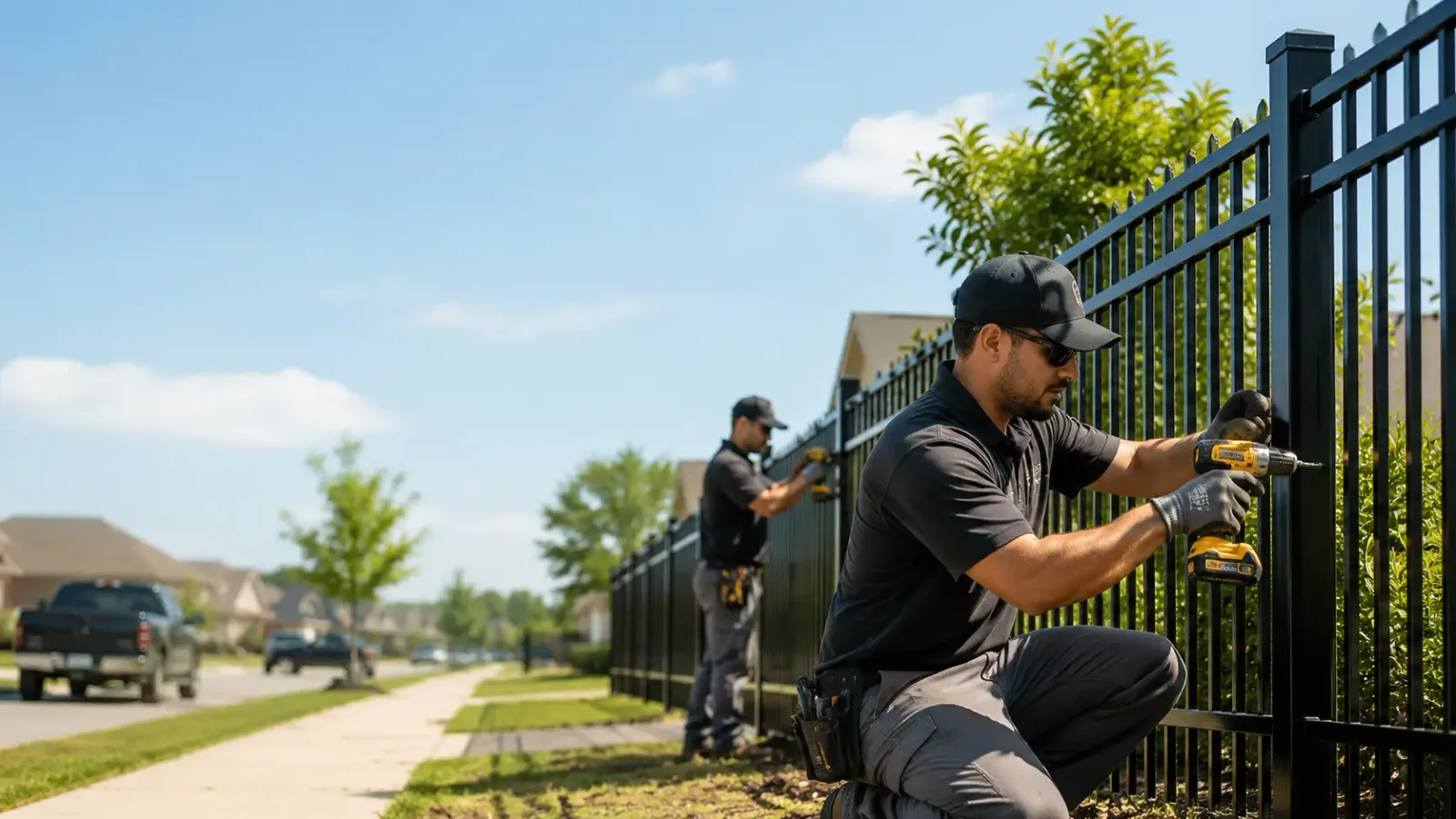 Metal Fence Installation in Zebulon, NC